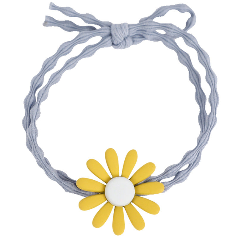 Venta al por mayor Daisy High Stretch Plastic Hair Scrunchies